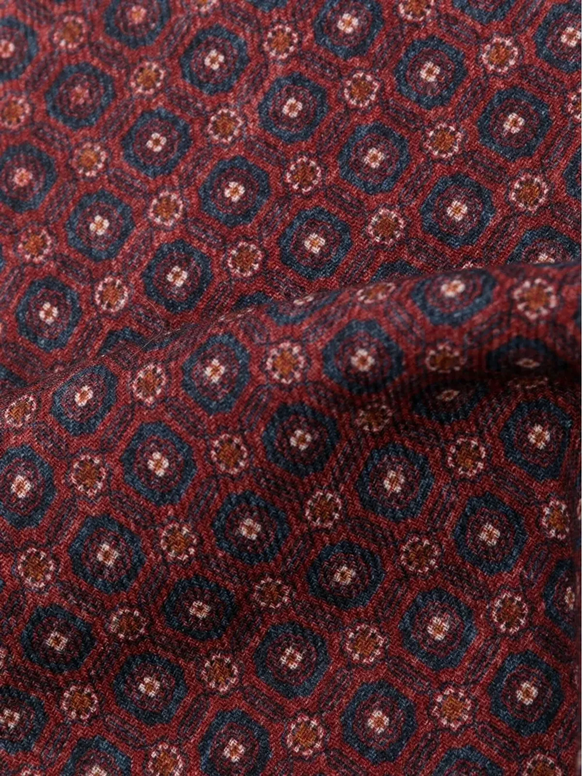Brunello Cucinelli 全体にグラフィックプリント ハンカチ - 画像3