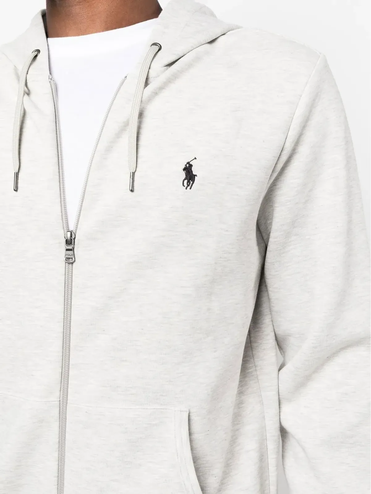 Polo Ralph Lauren ポロラルフローレン Pony ロゴ ジップアップ パーカー グレー - 画像5
