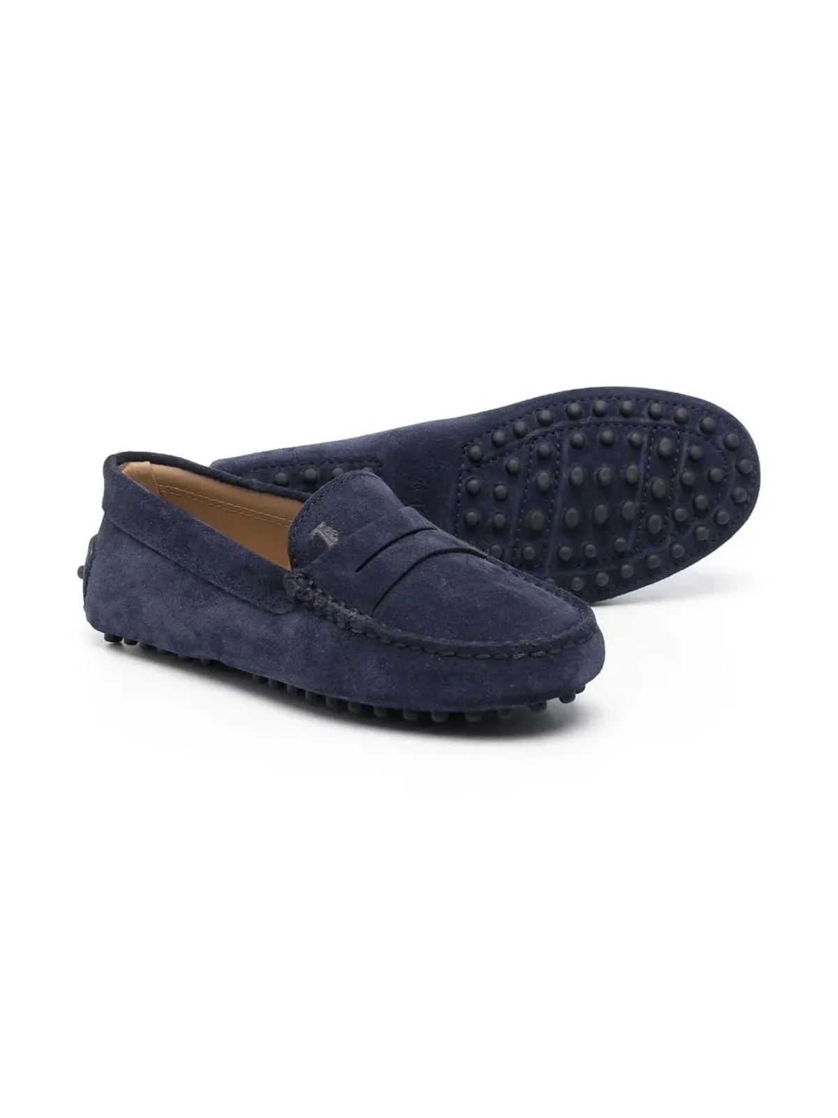 Tod's Kids 刺繍ロゴ ローファー - 画像2