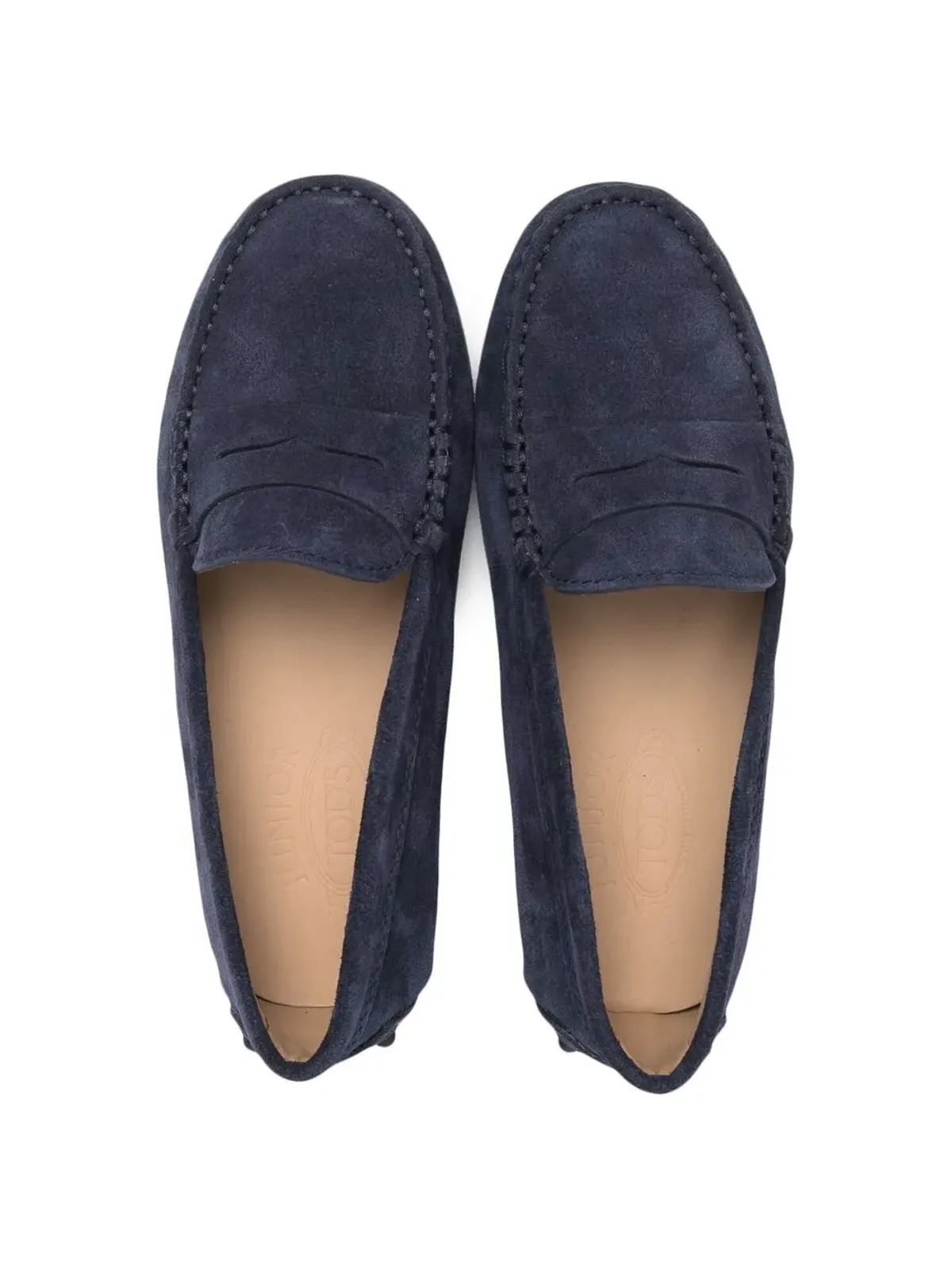 Tod's Kids 刺繍ロゴ ローファー - 画像3