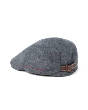Brunello Cucinelli ヴァージンウール・フラットキャップ グレー - サムネイル2
