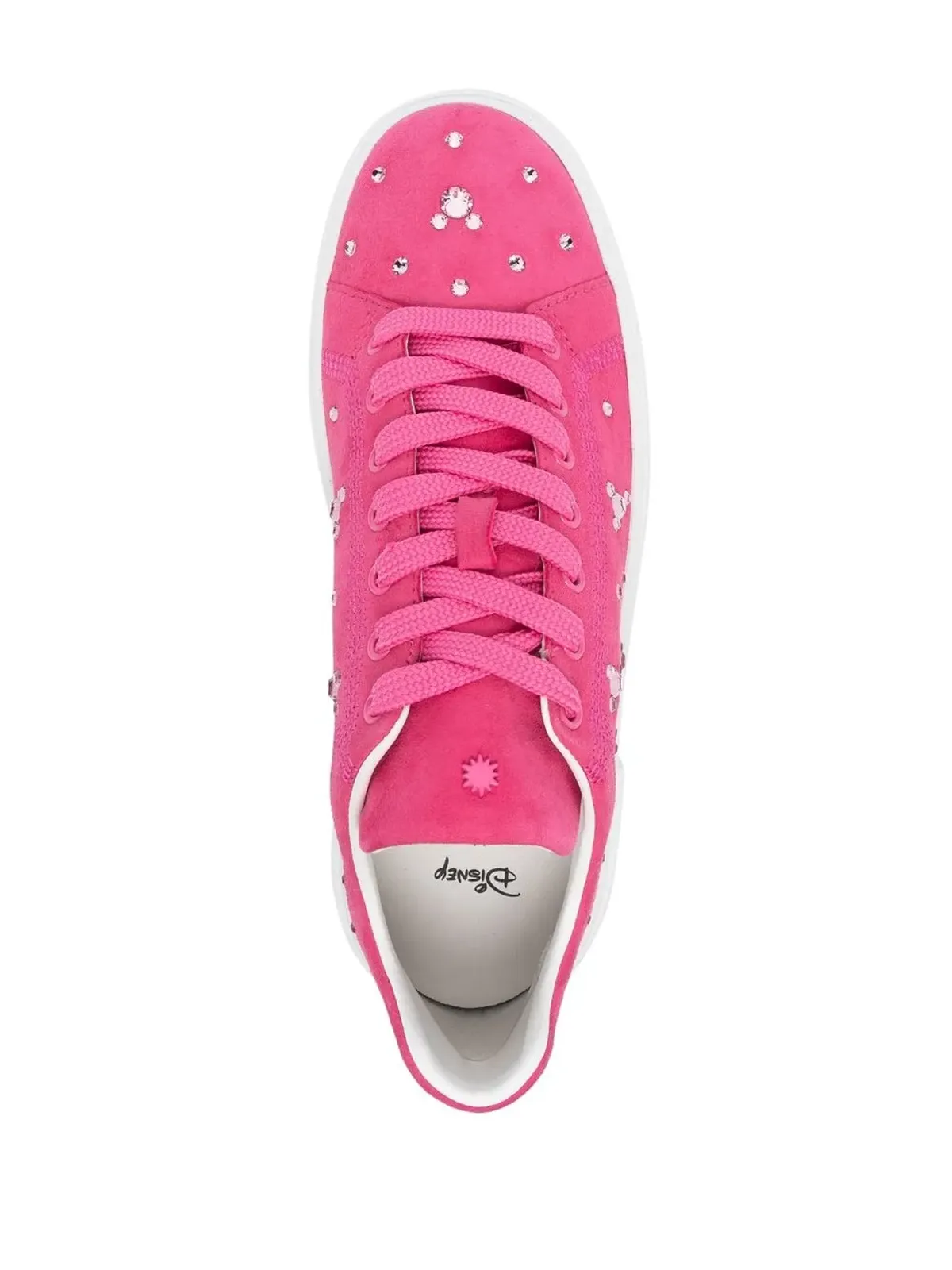 Stuart Weitzman クリスタル装飾付きスエードスニーカー - 画像4