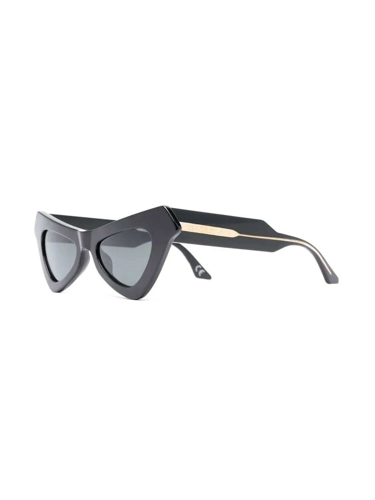 Marni Eyewear フェアリープール 三角フレーム サングラス - 画像2