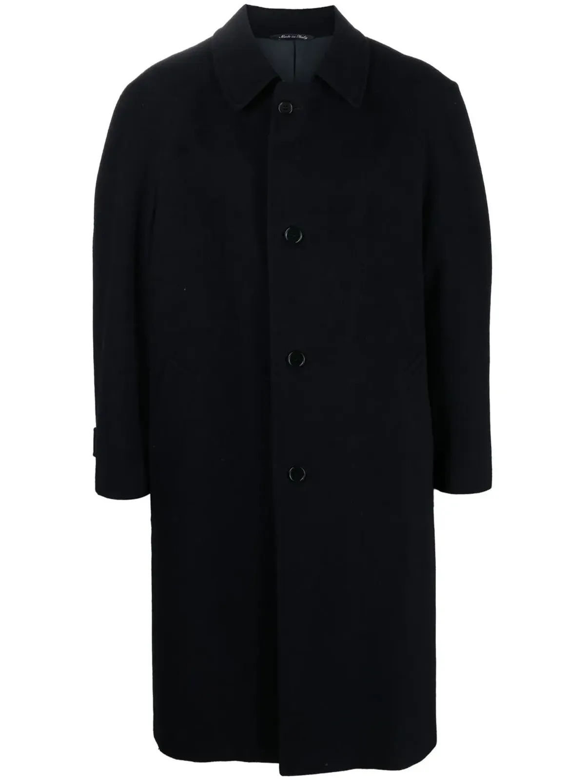 A.N.G.E.L.O. Vintage Cult 1980s single-breasted wool coat - Blue - 画像1