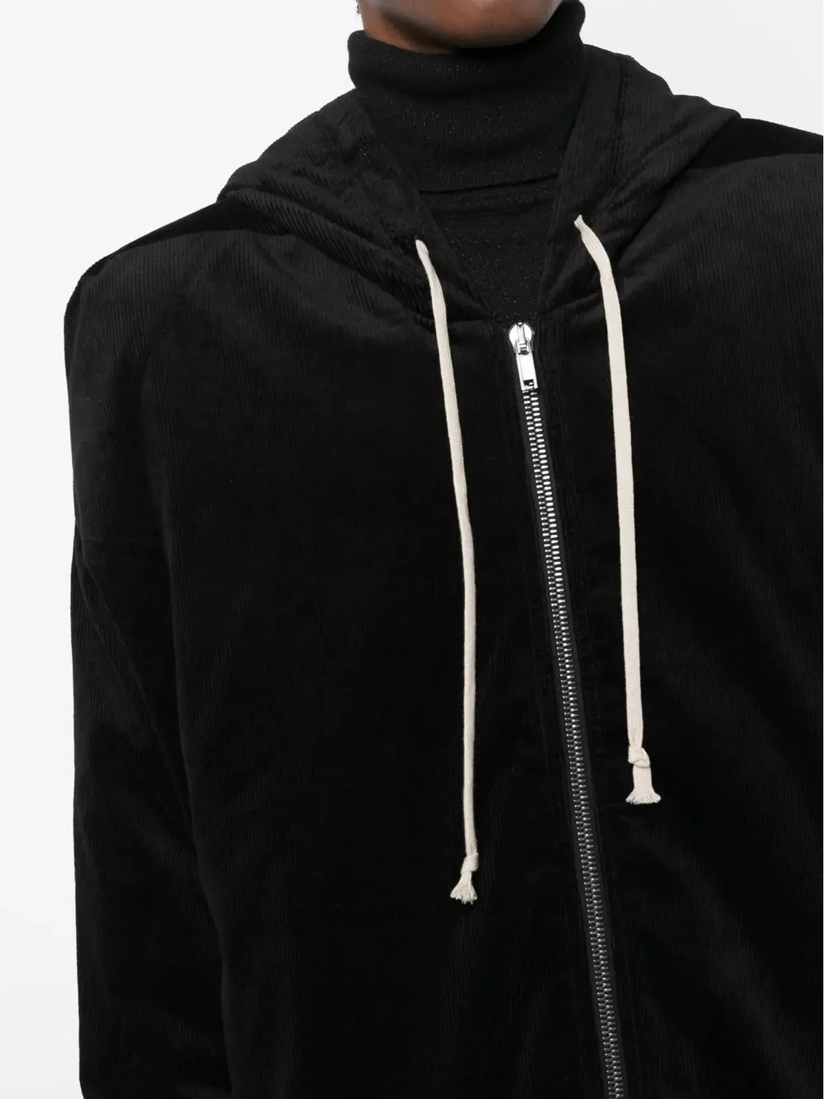Rick Owens DRKSHDW ドローストリングフーディージャケット - 画像5