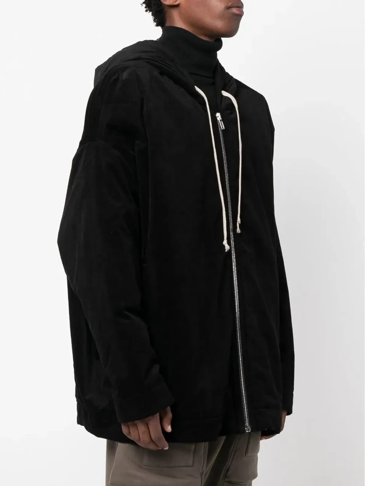 Rick Owens DRKSHDW ドローストリングフーディージャケット - 画像3