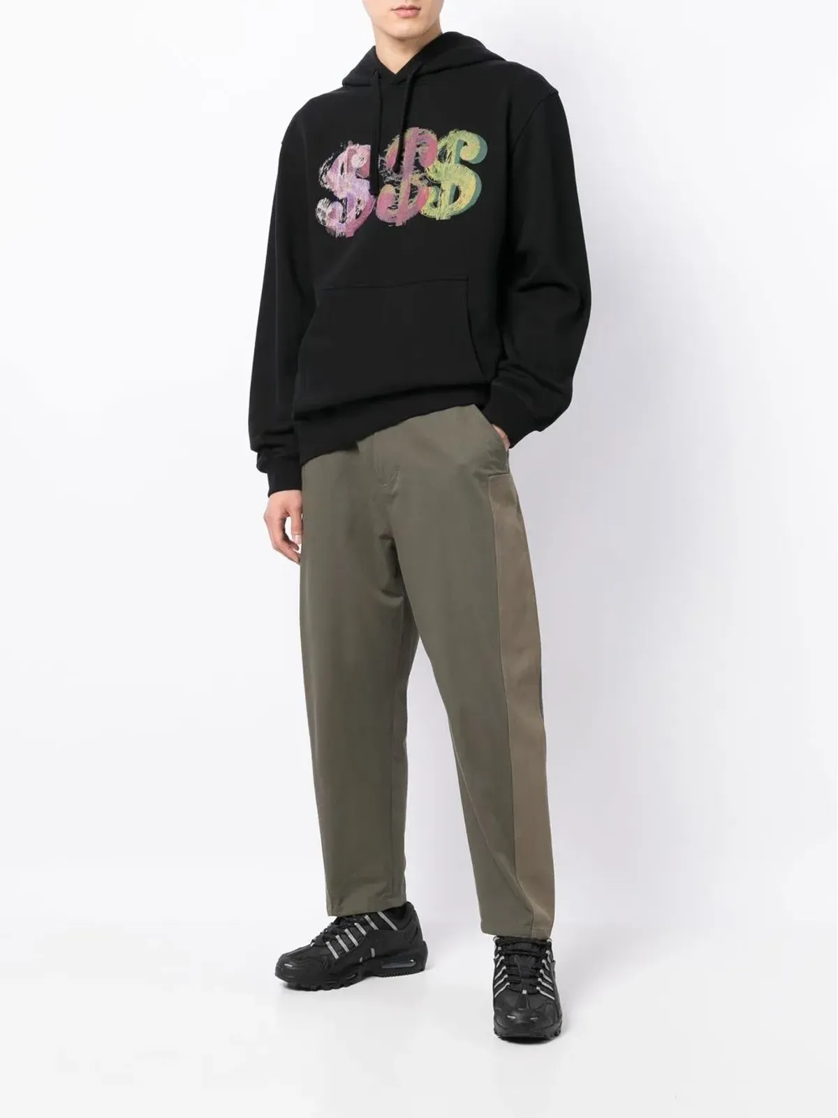 Maharishi グラフィックプリント ドローストリング フーディ - 画像2