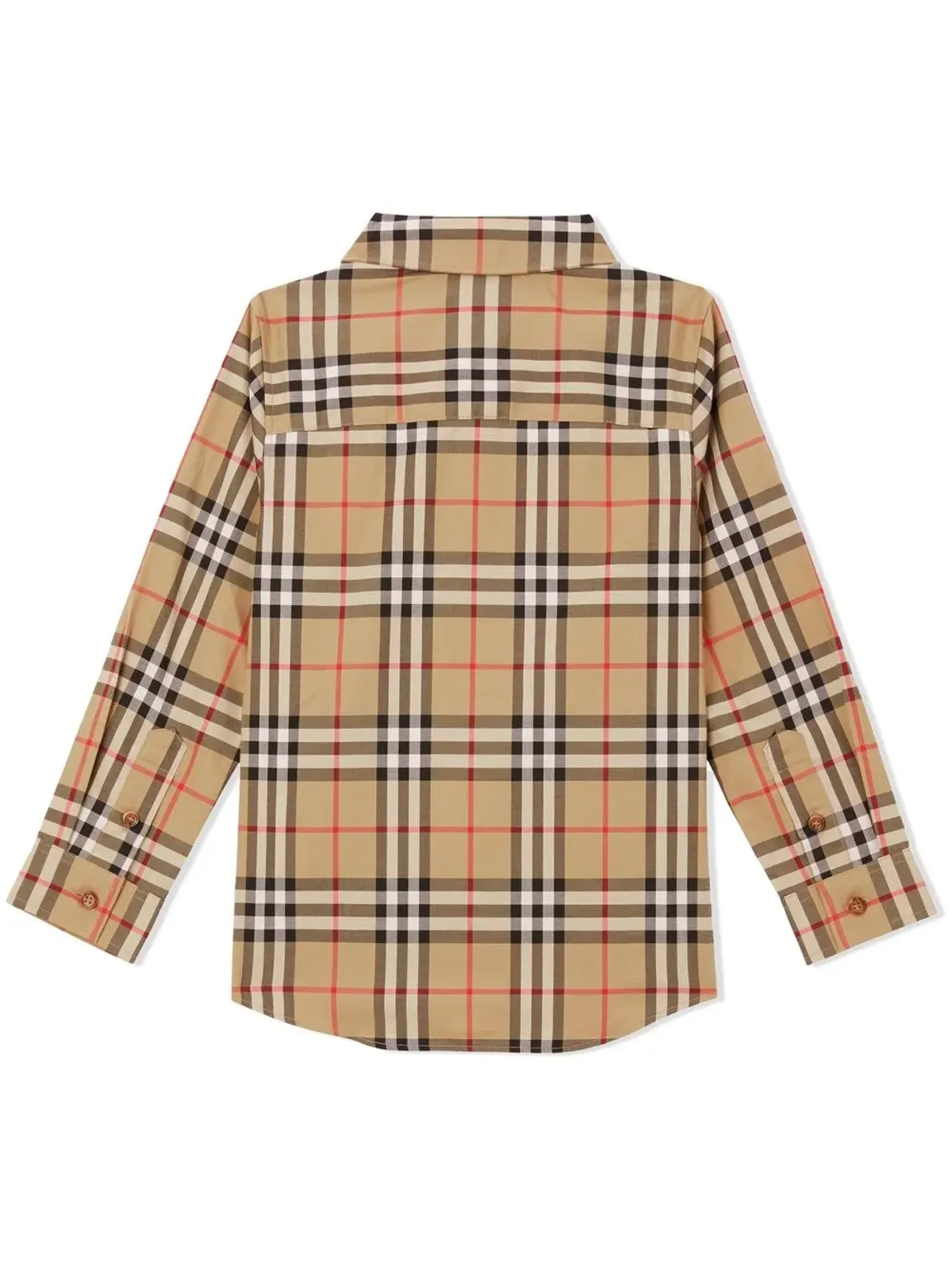 Burberry Kids ビンテージチェック長袖シャツ - 画像2
