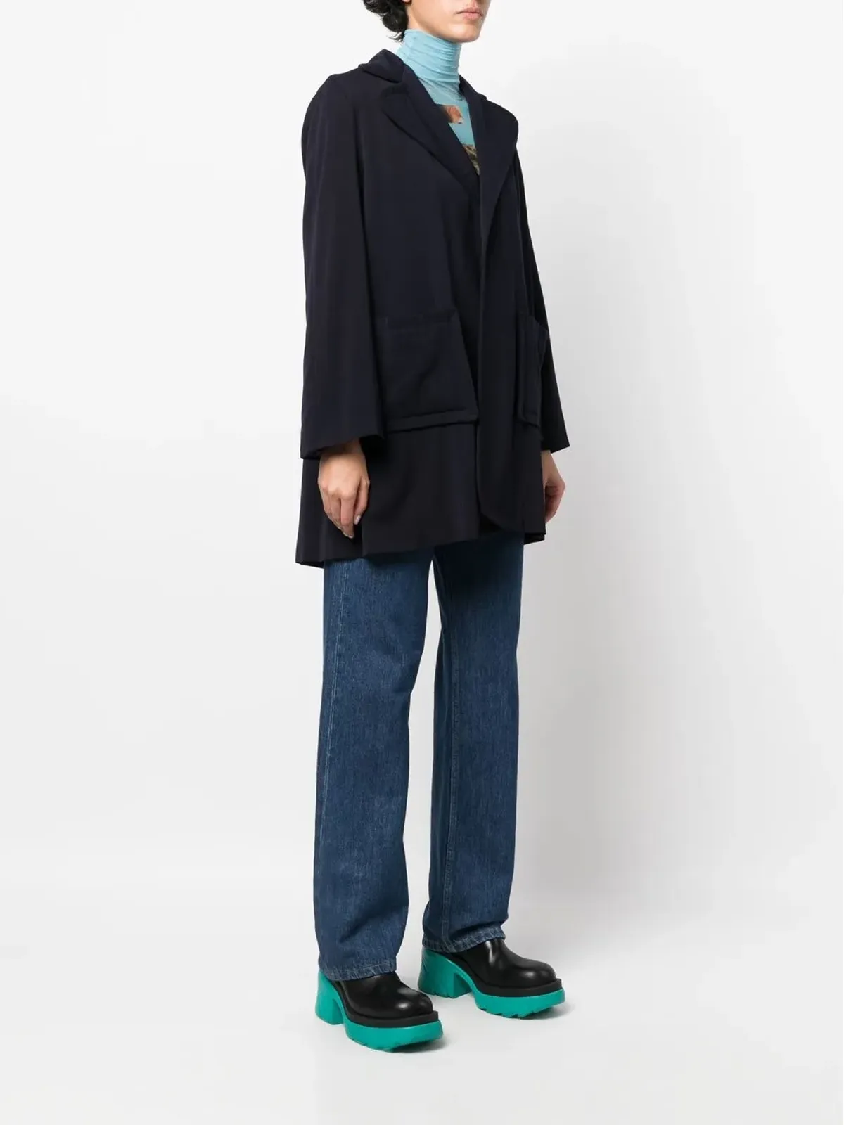 A.N.G.E.L.O. Vintage Cult 1940s ウールジャケット - ブルー - 画像3