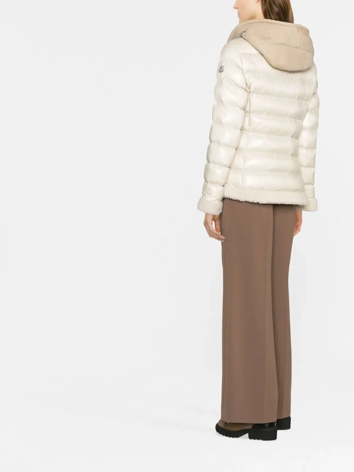 Moncler Guichard shearling-trim jacket - 画像3