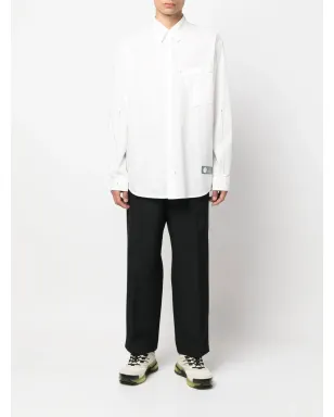 OAMC アシンメトリックポケット長袖シャツ - White - サムネイル2