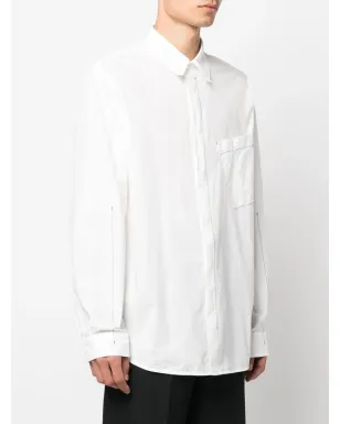 OAMC アシンメトリックポケット長袖シャツ - White - サムネイル3