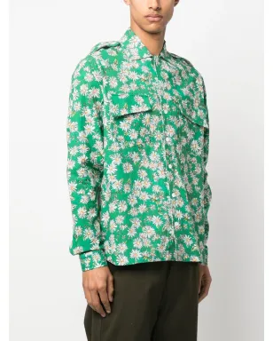 RHUDE デイジープリント ロングスリーブ シャツ - サムネイル3