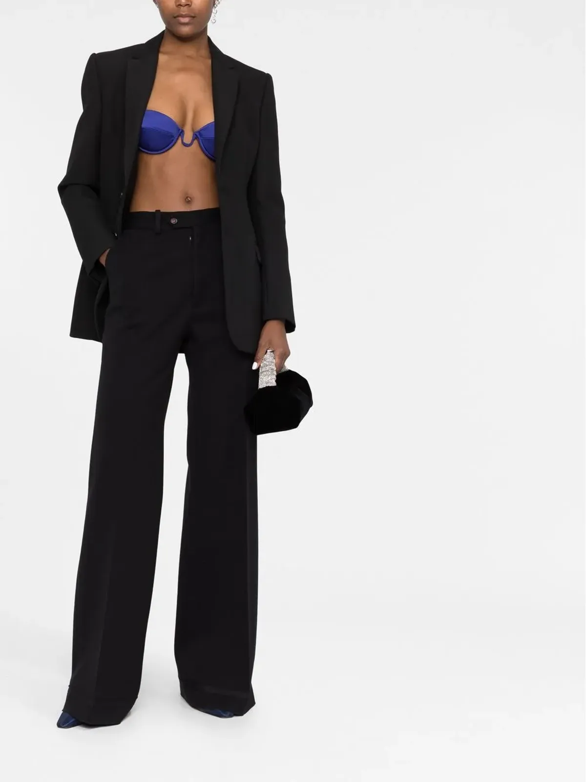 Stella McCartney ワイヤードサテン ブラトップ - 画像2