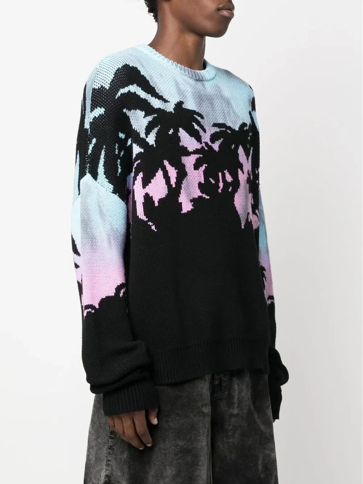 DSQUARED2 トロピカル柄ジャカード ジャンパー - 画像3