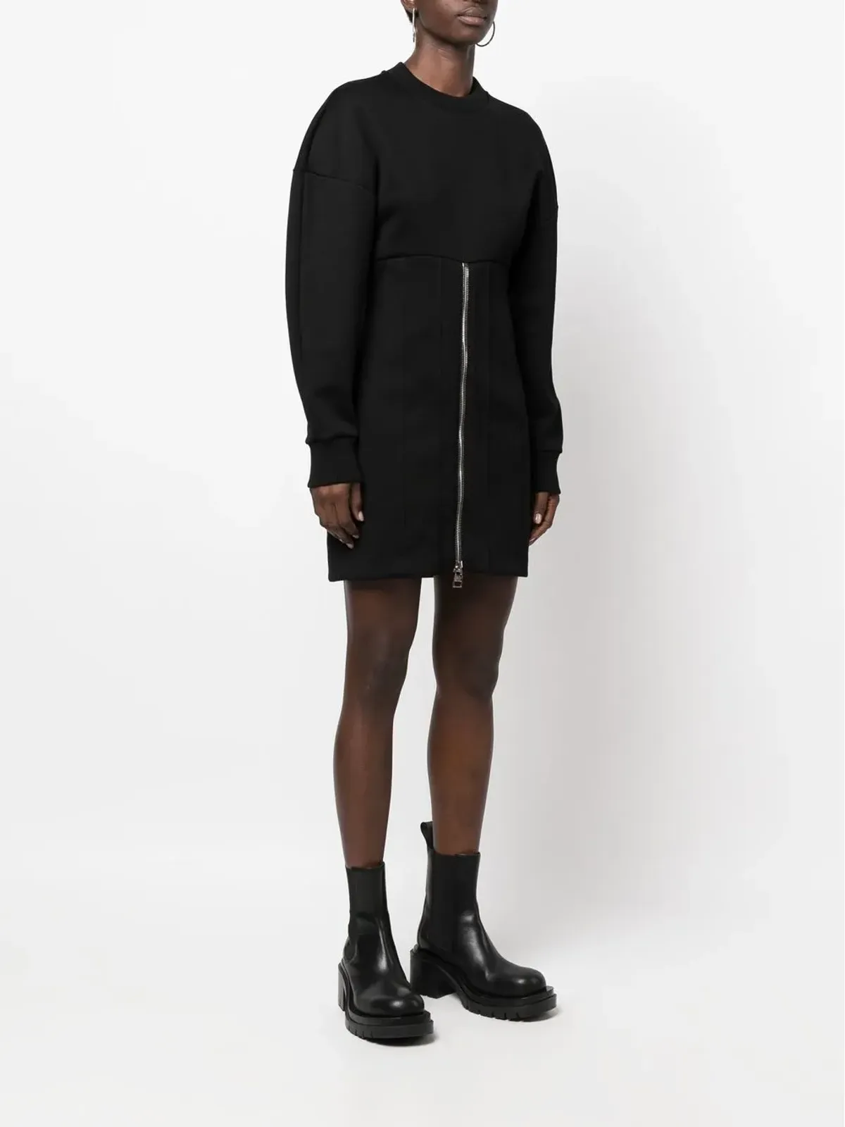 Alexander McQueen ジップディテール ミニドレス - 画像3