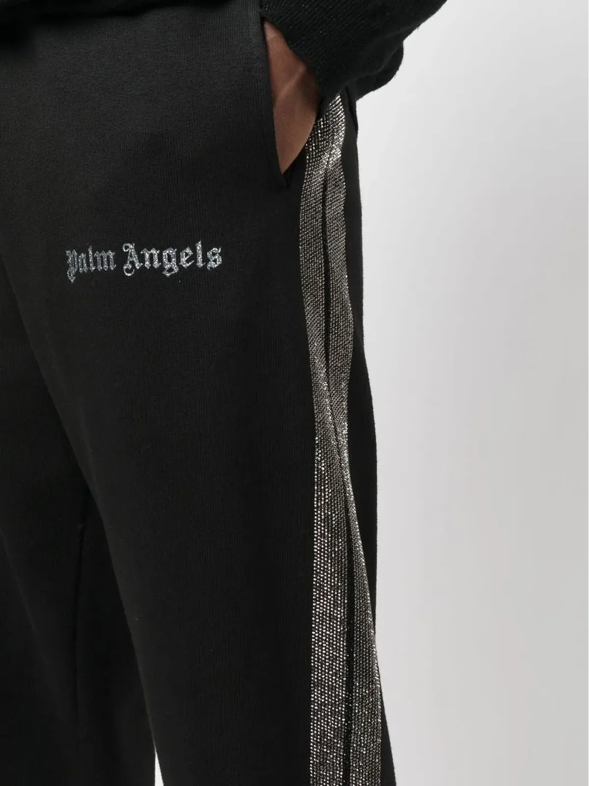 Palm Angels ロゴプリント コットン トラックパンツ - 画像5