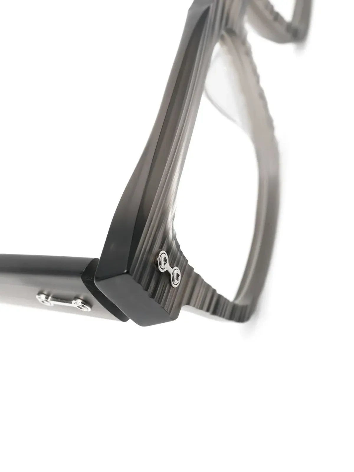 Akoni Columba square-frame glasses - Grey - 画像3