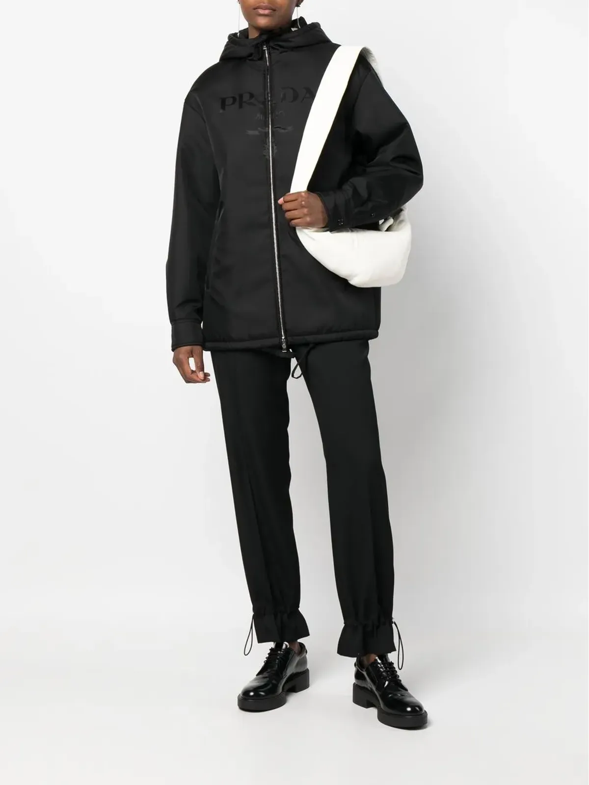 Prada Re-Nylon フード付きジャケット - 画像2