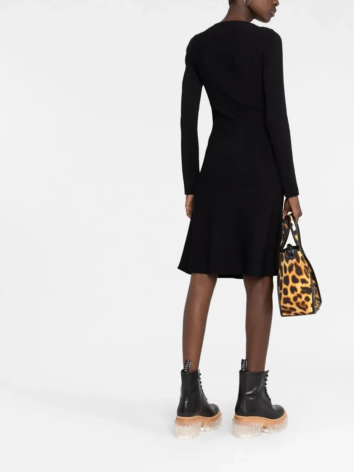Stella McCartney スウィートハートネック・フレアドレス - 画像4