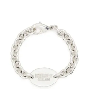 DSQUARED2 ロゴプレートチェーンブレスレット - サムネイル1