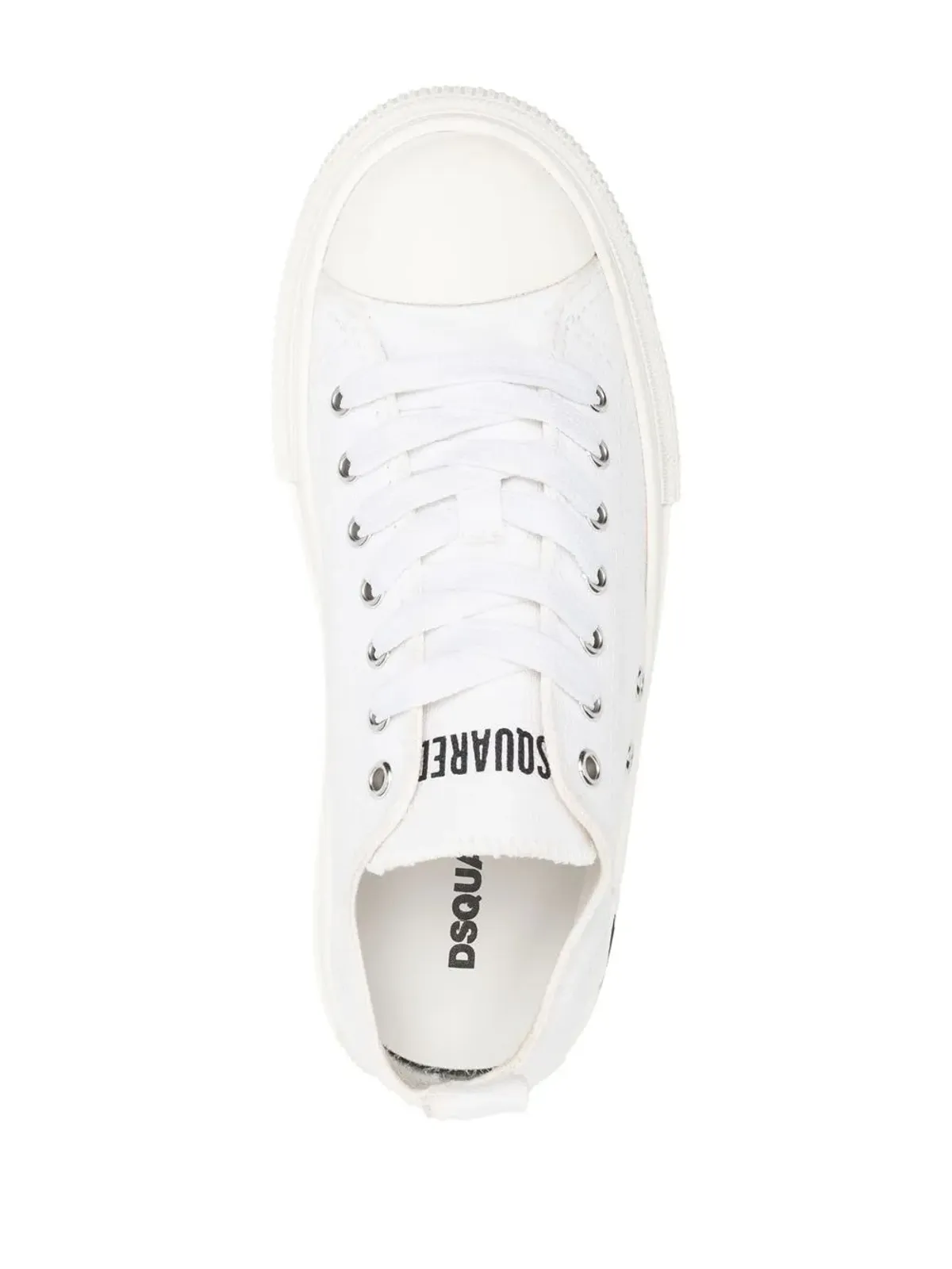 DSQUARED2 プラットフォームソール ロー・トップスニーカー - 画像4