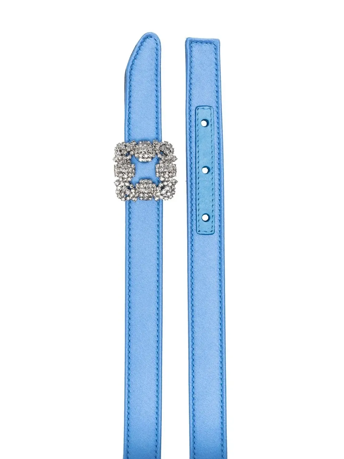Manolo Blahnik Hangisi クリスタル装飾ベルト - 画像2