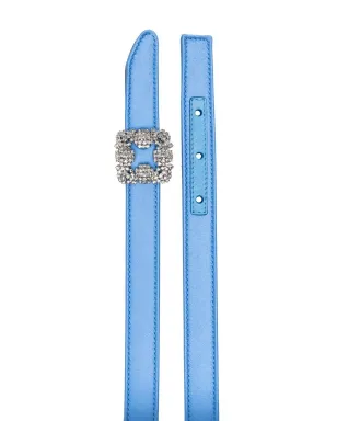 Manolo Blahnik Hangisi クリスタル装飾ベルト - サムネイル2