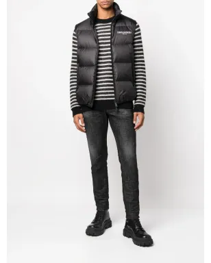 DSQUARED2 ディストレスド・スキニー・カット・ジーンズ - ブラック - サムネイル2