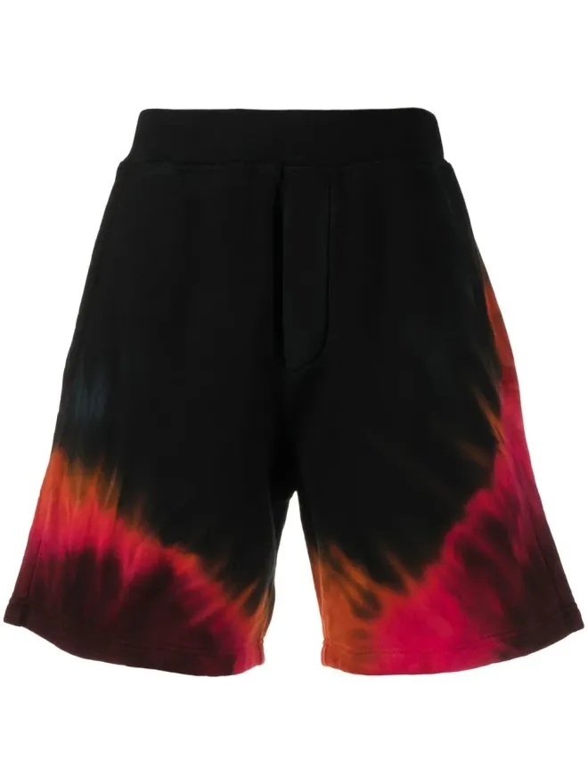 Dsquared2 DSQUARED2 タイダイ柄 トラックショーツ - ブラックの商品画像