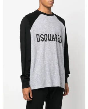 DSQUARED2 ロゴプリント長袖Tシャツ - サムネイル3