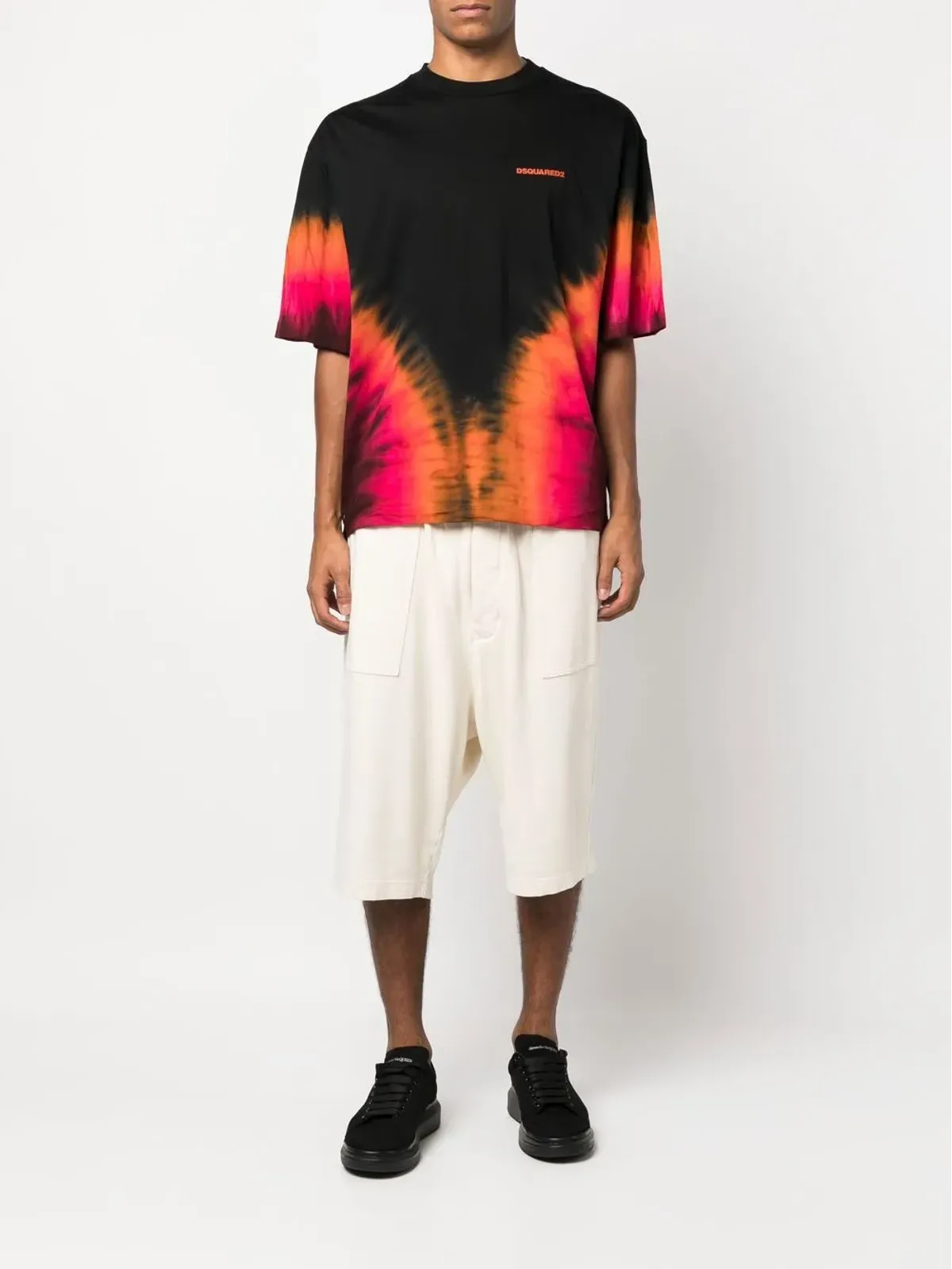 DSQUARED2 タイダイ ロゴプリント Tシャツ - 画像2