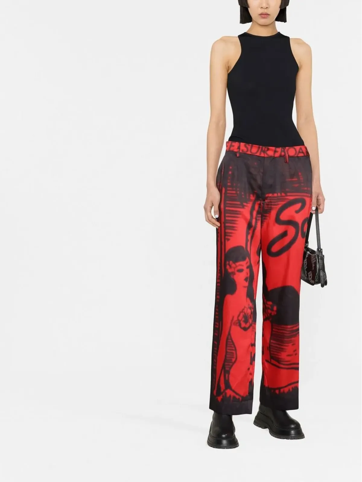 DSQUARED2 ニット地のノースリーブタンクトップ - ブラック - 画像2