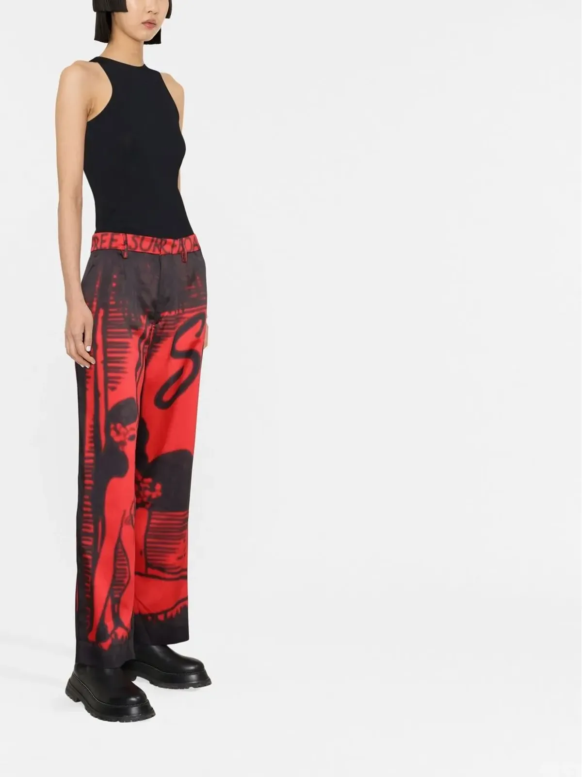 DSQUARED2 ニット地のノースリーブタンクトップ - ブラック - 画像3