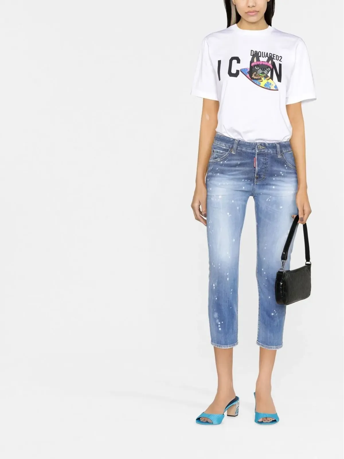 DSQUARED2 クロップドスキニージーンズ - 画像2
