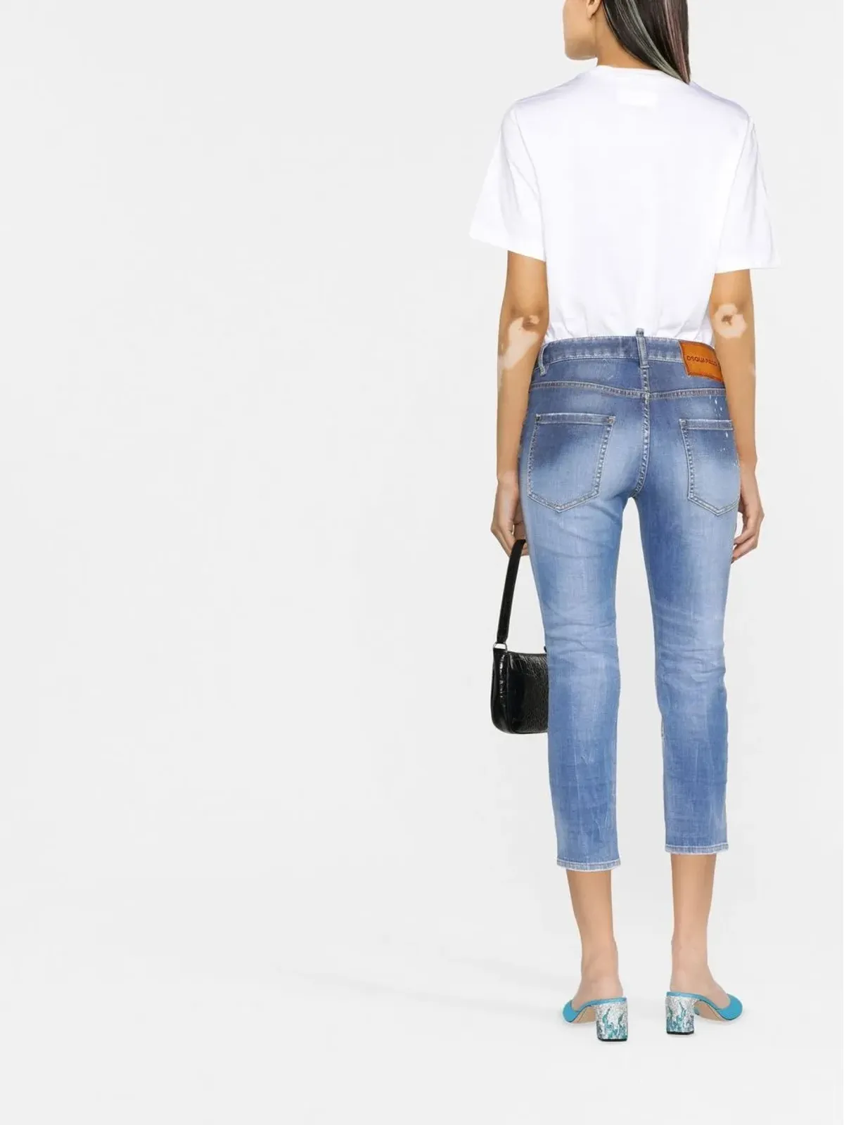 DSQUARED2 クロップドスキニージーンズ - 画像4