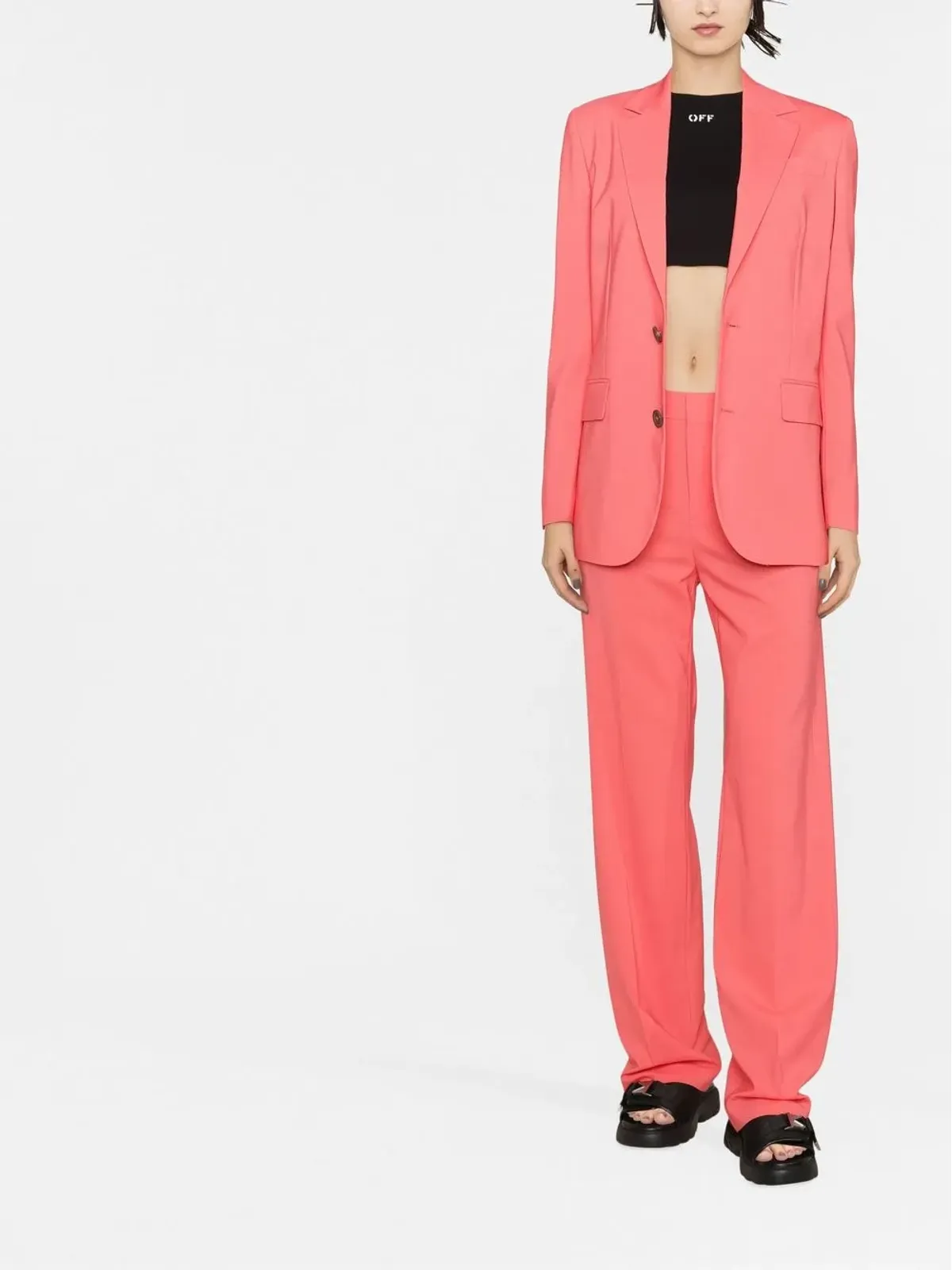 DSQUARED2 シングルブレストスーツ - ピンク - 画像2