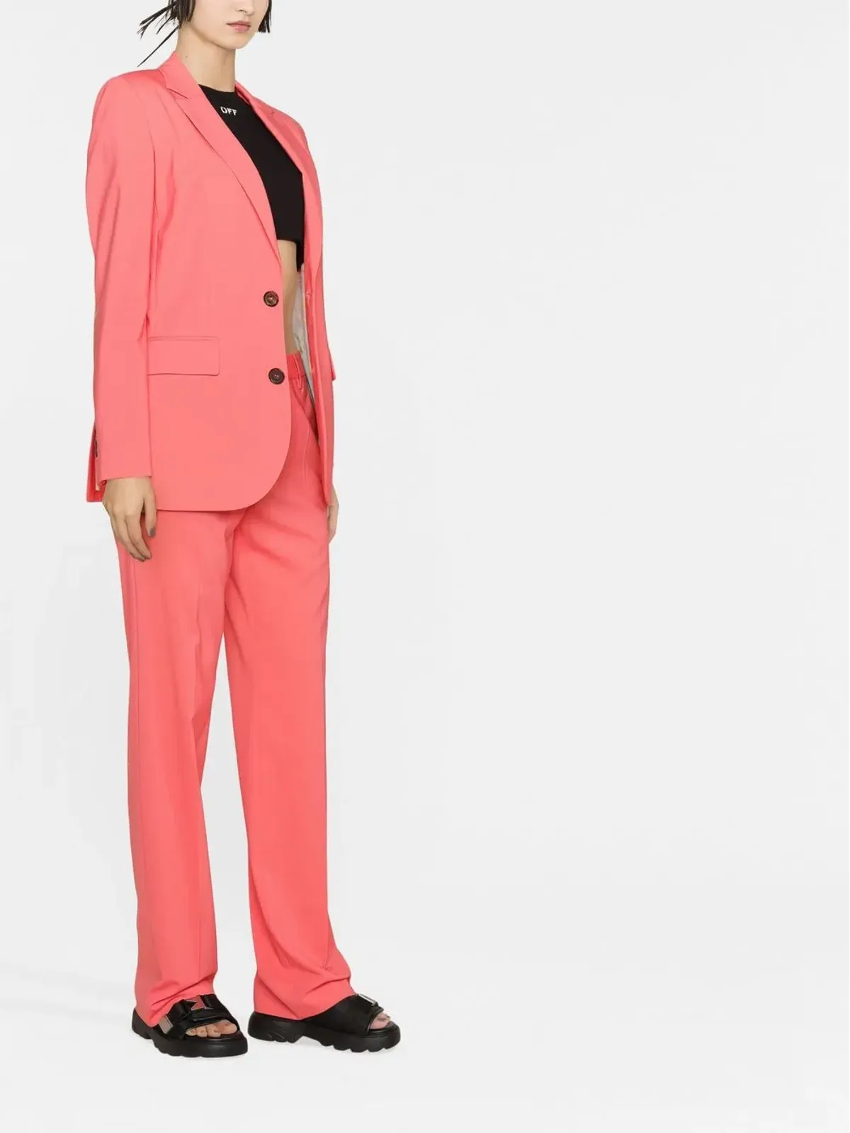 DSQUARED2 シングルブレストスーツ - ピンク - 画像4