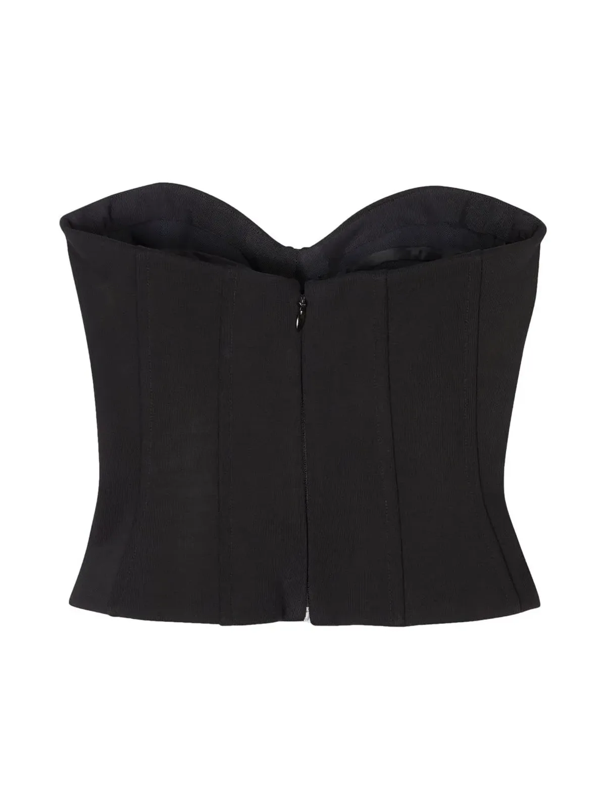 Balenciaga strapless bustier top - Black - 画像2