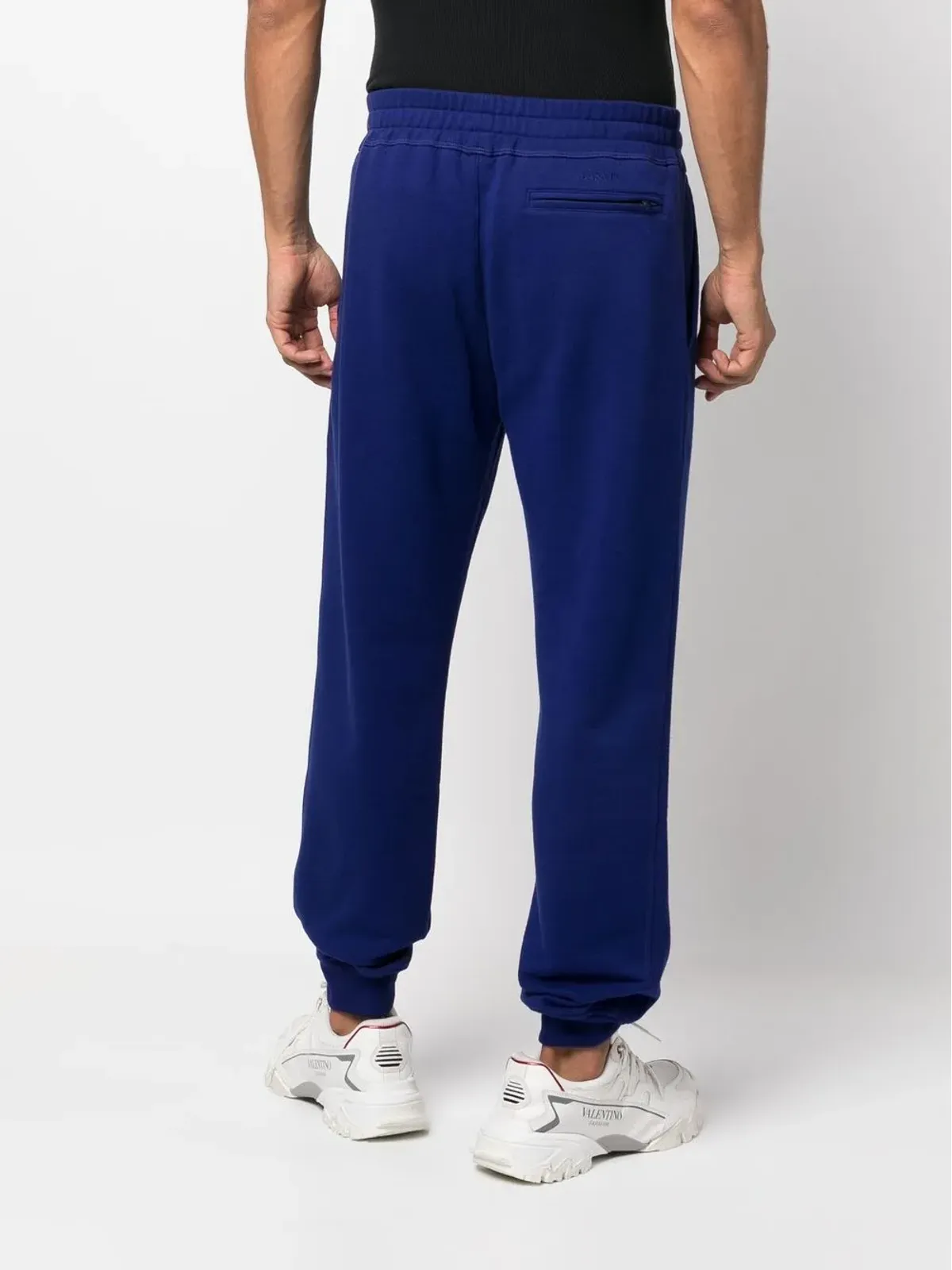Lanvin ドローコード付きウエストバンドのトラックパンツ - 画像4