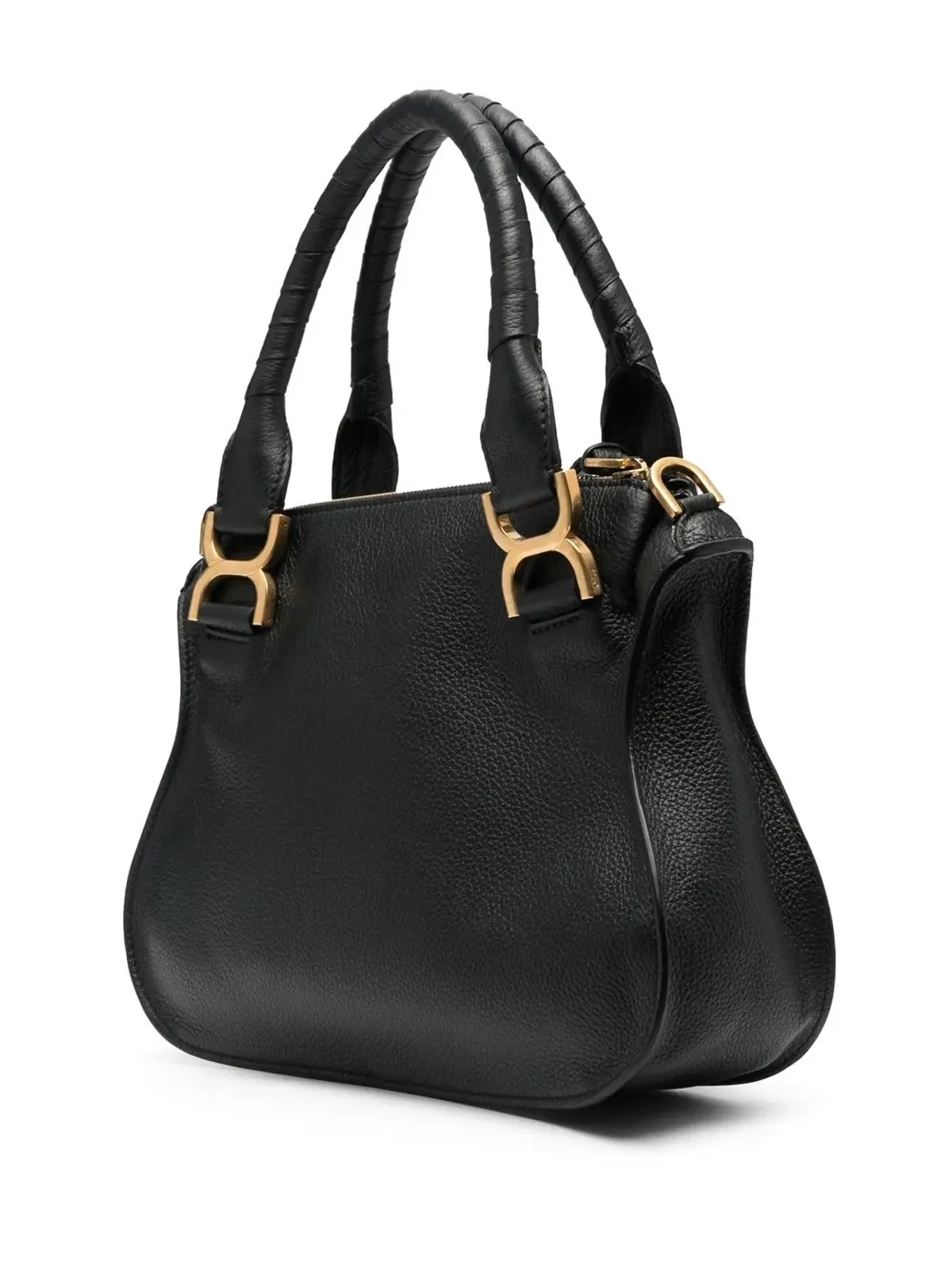 Chloé マルシー レザー トートバッグ - Black - 画像3