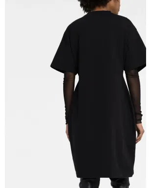 Balenciaga Hourglass コットンTシャツドレス - ブラック - サムネイル3