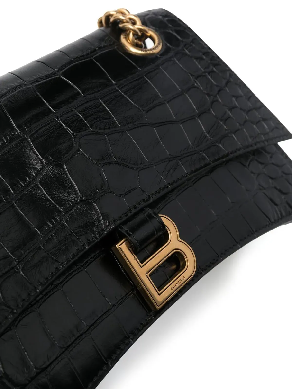 Balenciaga クロコダイル型押しショルダーバッグ - 画像5