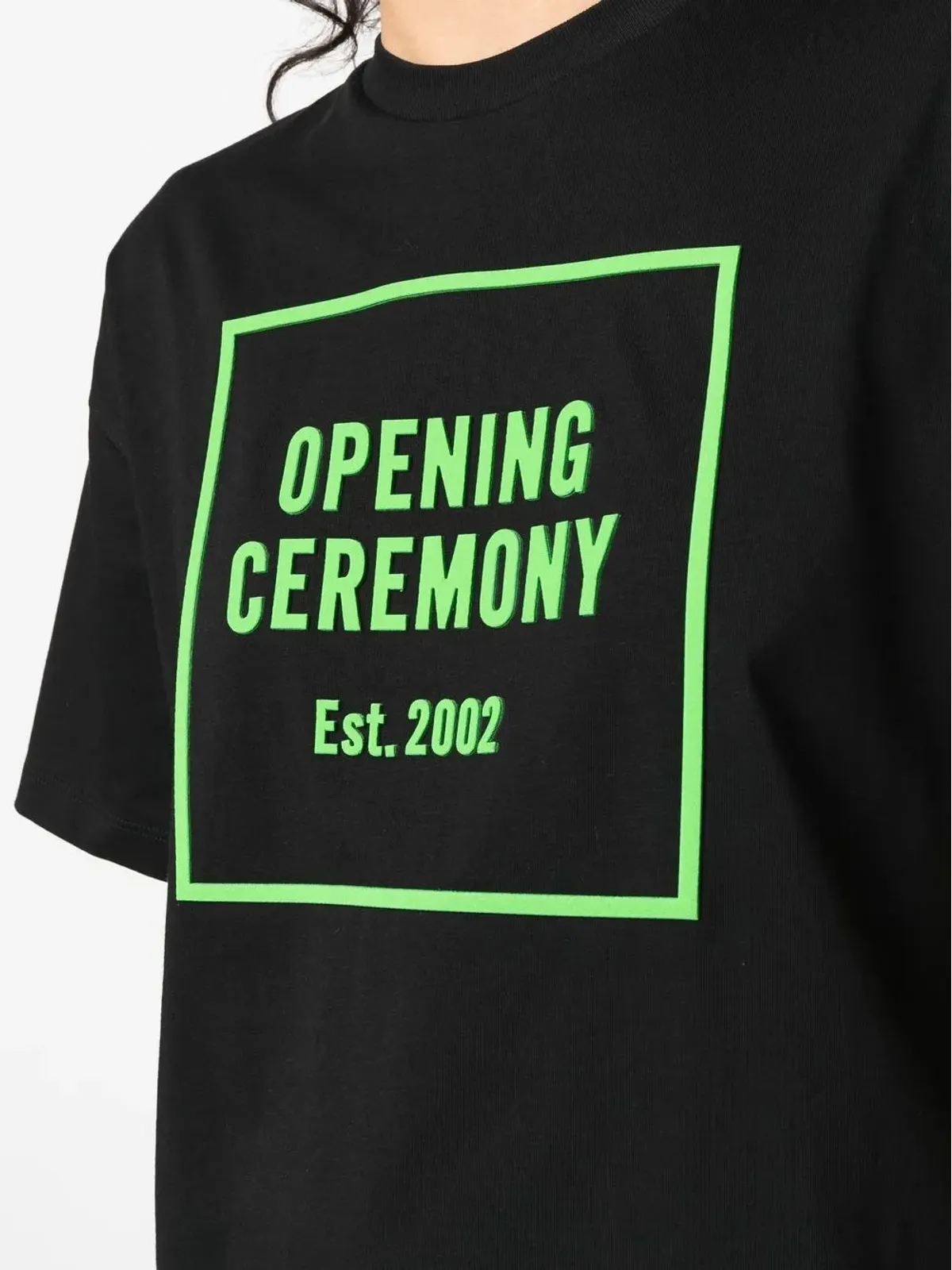 Opening Ceremony ロゴプリント コットンTシャツ - ブラック - 画像5