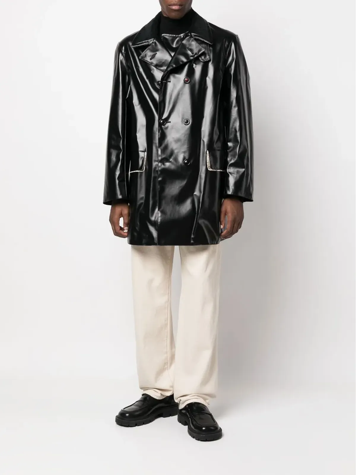 Maison Margiela コーティッド ダブルブレストコート - 画像2