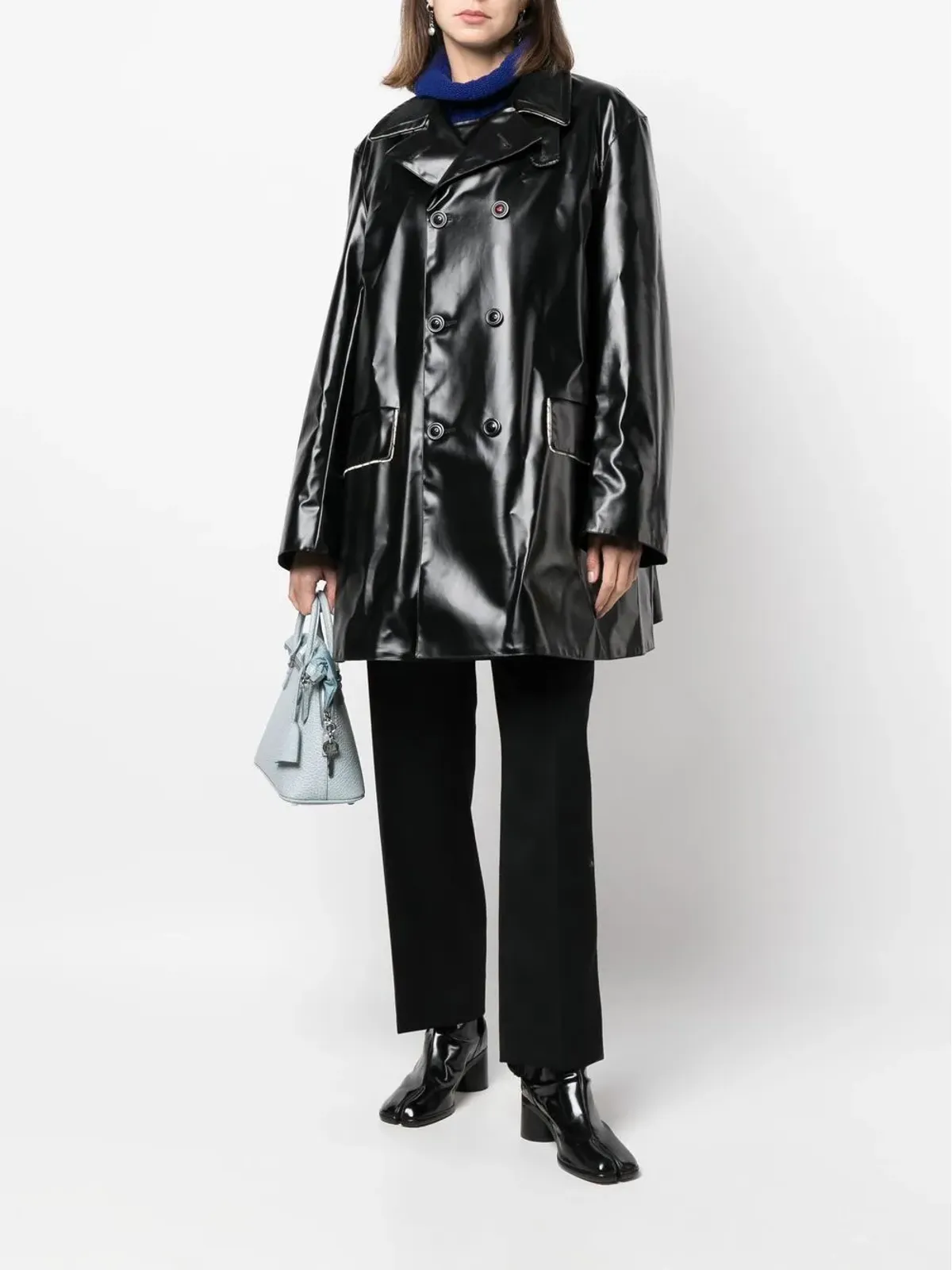 Maison Margiela コーティッド ダブルブレストコート - 画像3