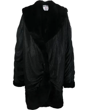 Moschino Pre-Owned 2000s ドレープエフェクトコート - サムネイル1