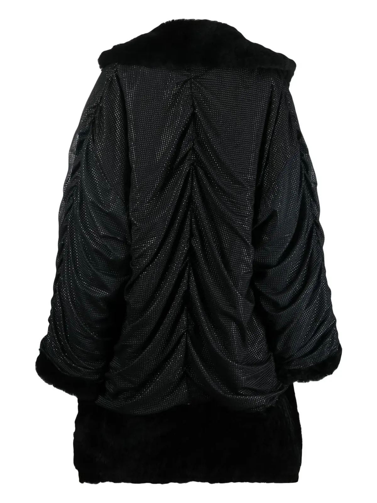 Moschino Pre-Owned 2000s ドレープエフェクトコート - 画像2