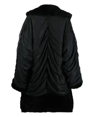 Moschino Pre-Owned 2000s ドレープエフェクトコート - サムネイル2