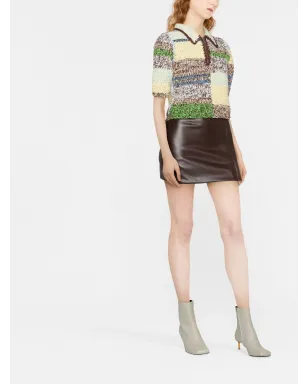 Eckhaus Latta ハイウエストベルト付きミニスカート - サムネイル2